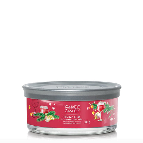 Yankee Candle - Holiday Cheer - Signature 5 Docht Multiwick Tumbler - 340g