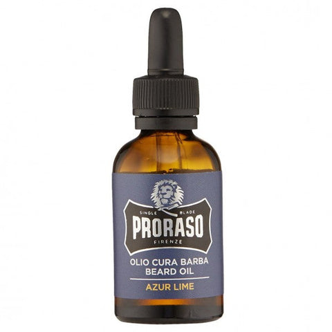 Proraso - Bartöl-Trio - Wood & Spice + Azur Lime + Cypress & Vetyver - je 30ml