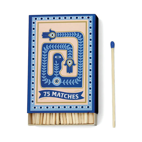 Paddywax - Adopo Boxed Matches "Eye" - Dekorative Zündhölzer - 75 Stück – Teil des Adopo Duft-Quintett Eye (5-teilig)