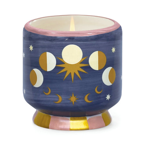 Paddywax - Adopo - Moon Phases - Jasmine & Rose - Keramik Duftkerze - 226g
