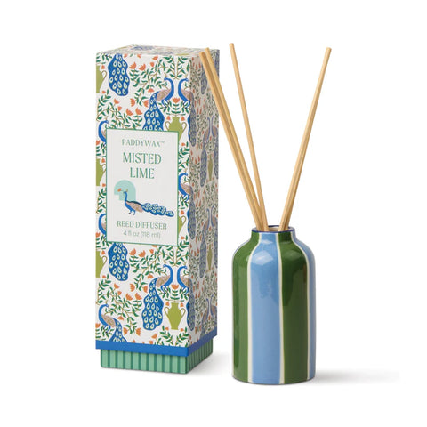 Paddywax - Adopo - Peacock - Misted Lime - Keramik Diffuser - 118ml