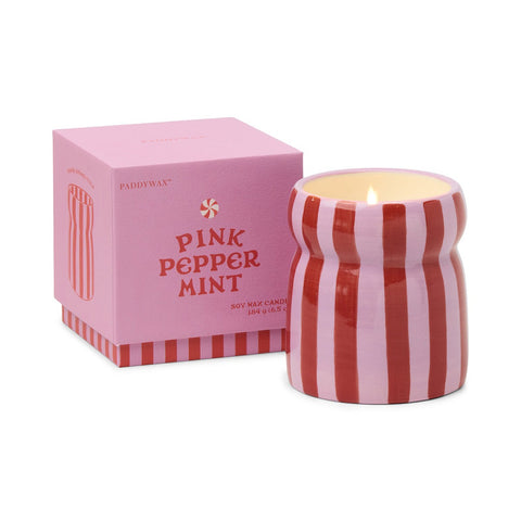 Paddywax - Cabana - Pink Peppermint - Keramik Duftkerze - 184g