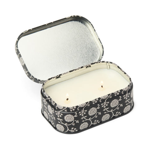 Paddywax Chérie Black Fig & Olive Tin Duftkerze 127g – Dose Black & Grey – Bild 3