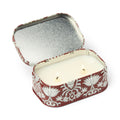 Paddywax Chérie French Linen & Orris Tin Duftkerze 127g – Dose Crimson & Cream – Bild 3