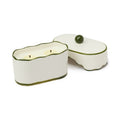 Paddywax Chérie Smoked Pistachio Keramik Duftkerze 155g – Schale Grün mit Deckel – Bild 2