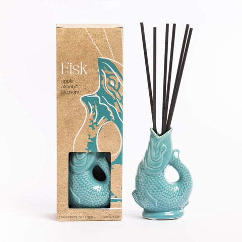 Wick & Vessel - Teal Fisk - Apple & Almond Blossom - Reed Diffuser - 100ml