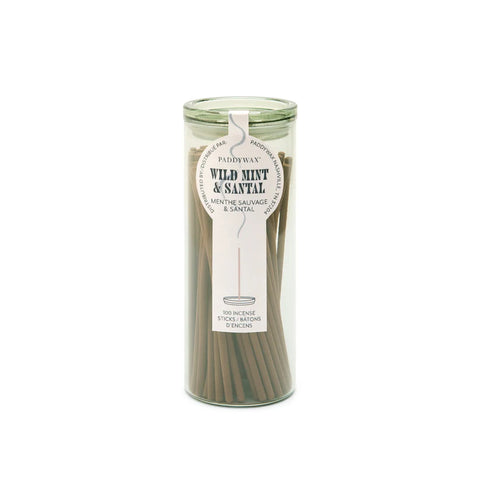 Paddywax - Wild Mint & Santal - Räucherstäbchen - 100 Stück