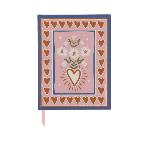 Paddywax - Adopo - Hearts - Journal - 192 Seiten – Teil des Adopo Duft-Quintett Hearts (5-teilig)