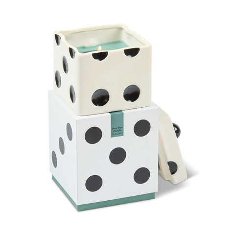 Paddywax Lucky Dice - Misted Lime - Keramik Duftkerze - 283g