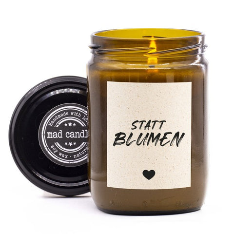 MadCandle - Statt Blumen - Duftkerze - 360g