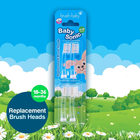 Brush-Baby – BabySonic Ersatzbürstenköpfe – 18-36 Monate – 4 Stück – Bild 2