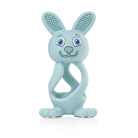 Brush-Baby – Bobbie Bunny Beißring – Eukalyptus Grün