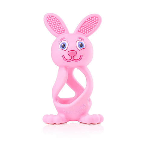 Brush-Baby – Bobbie Bunny Beißring – Rosa