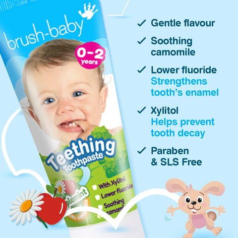 Brush-Baby – Teething Toothpaste mit Kamille – 0-2 Jahre – 50ml – Bild 2