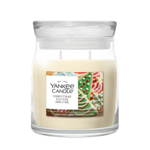 Yankee Candle – Christmas Cookie – Signature 2 Docht Duftkerze – 368g – Neues Design