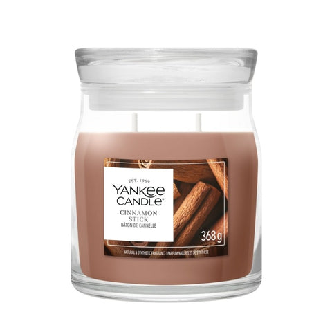 Yankee Candle – Cinnamon Stick – Signature 2 Docht Duftkerze – 368g – Neues Design
