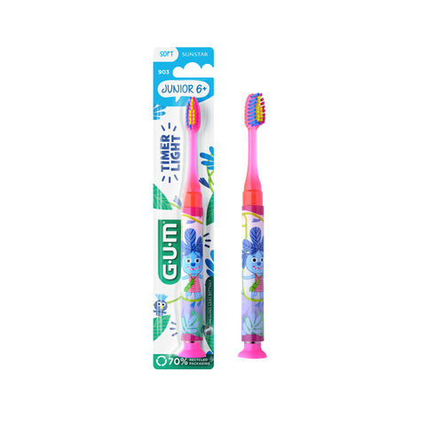 GUM - JUNIOR LIGHT-UP Zahnbürste 6+