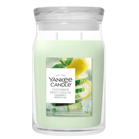 Yankee Candle - Cucumber Mint Cooler - Signature 2 Docht Duftkerze - 567g