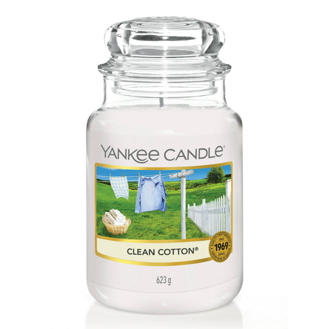 Yankee Candle - Clean Cotton - Classic Duftkerze - 623g