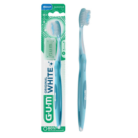 GUM - ORIGINAL WHITE Handzahnbürste – Medium