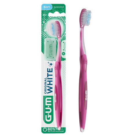 GUM - ORIGINAL WHITE Handzahnbürste – Soft
