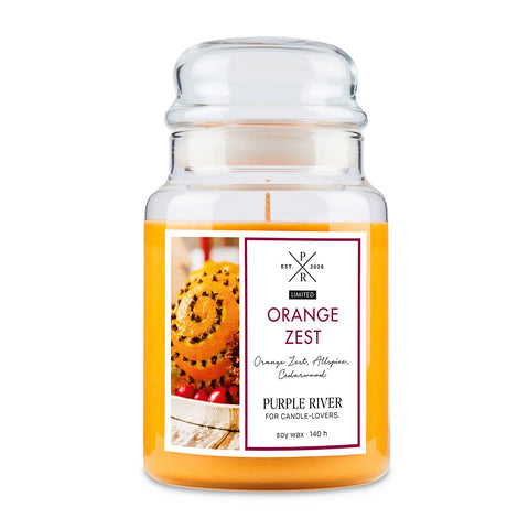 Purple River - Orange Zest - Duftkerze - 623g