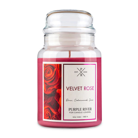 Purple River - Velvet Rose - Duftkerze - 623g