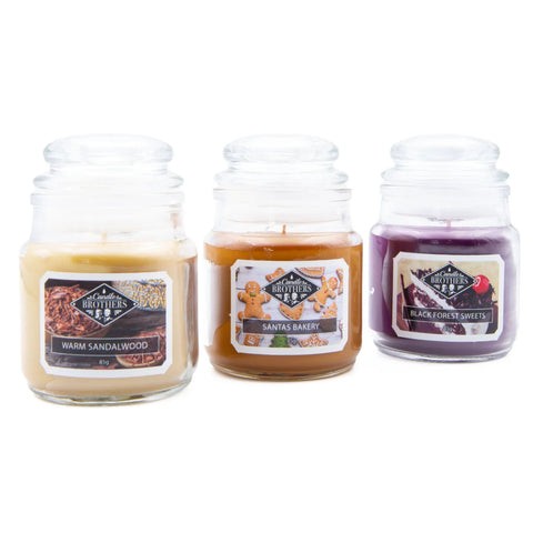 Candle Brothers - Baby it´s cold Outsside - Geschenkset Duftkerze - 3x85g