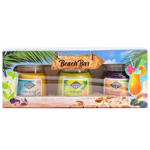 Candle Brothers - Beach Bar - Geschenkset Duftkerze - 3x85g