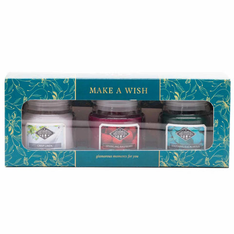 Candle Brothers - Make a Wish - Geschenkset Duftkerze - 3x85g