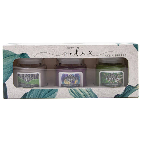 Candle Brothers - Relax - Geschenkset Duftkerze - 3x85g