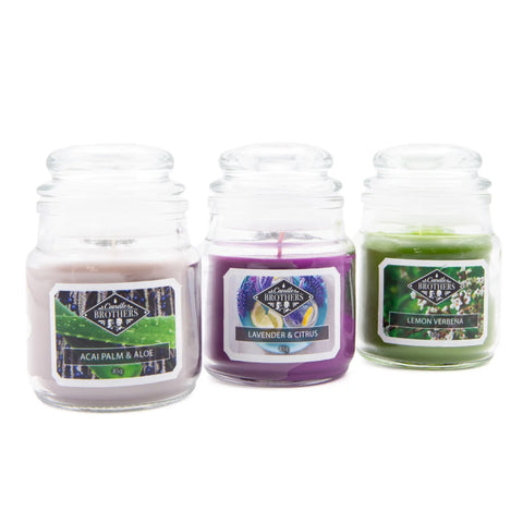 Candle Brothers - Relax - Geschenkset Duftkerze - 3x85g