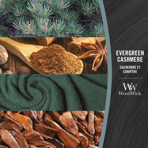 WoodWick - Evergreen Cashmere - Duftkerze