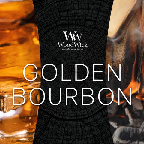 WoodWick - Golden Bourbon - Duftkerze