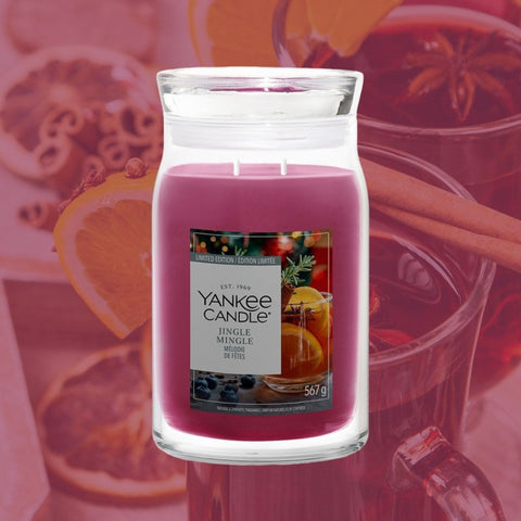 Yankee Candle – Jingle Mingle – Signature 2 Docht Duftkerze – 567g – Bild 3