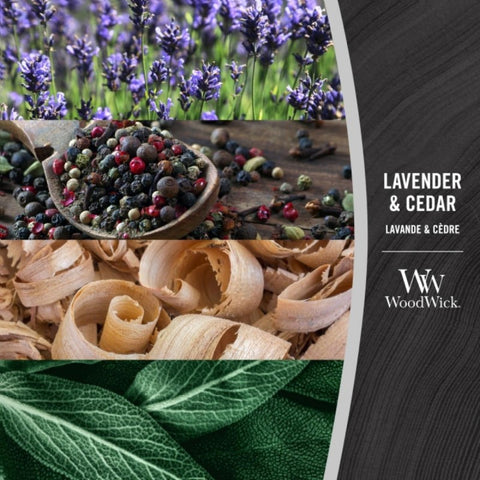 WoodWick - Lavender & Cedar - Ellipse - 454g