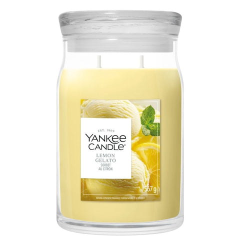 Yankee Candle - Lemon Gelatto - Signature 2 Docht Duftkerze - 567g