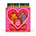 Let's Match & Co – Happy Valentine's – Dekorative Streichhölzer – 120 Stück