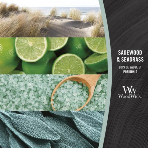 WoodWick - Sagewood & Seagrass - Ellipse - 454g