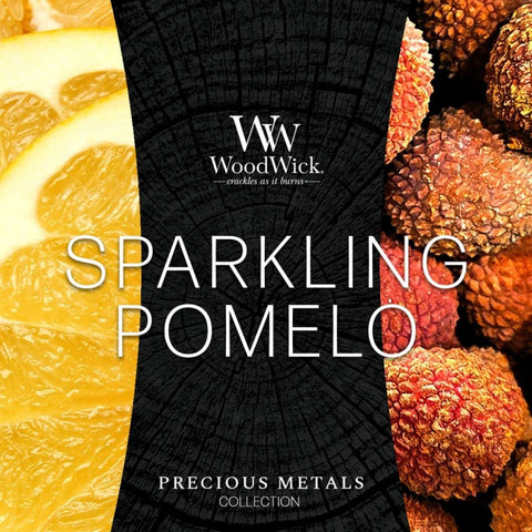 WoodWick - Sparkling Pomelo - Pricious Metals Duftkerze - 275g