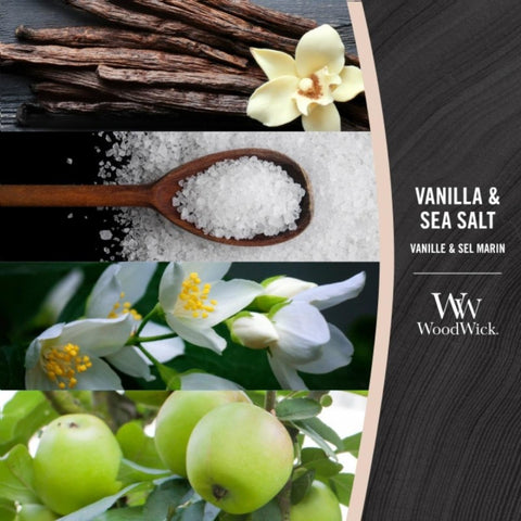 WoodWick - Vanilla & Sea Salt - Duftkerze