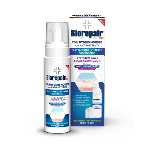 Biorepair® Plus ABX Intensive – Antibakterieller Mundpflegeschaum - 200 ml